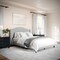 Martha Stewart Amelia Full Upholstered Platform Bed w/Curved Headboard and Cushioned Siderails, Wood Slat, Gray TW-3WDB02B-F-GY-MS - alternate 2